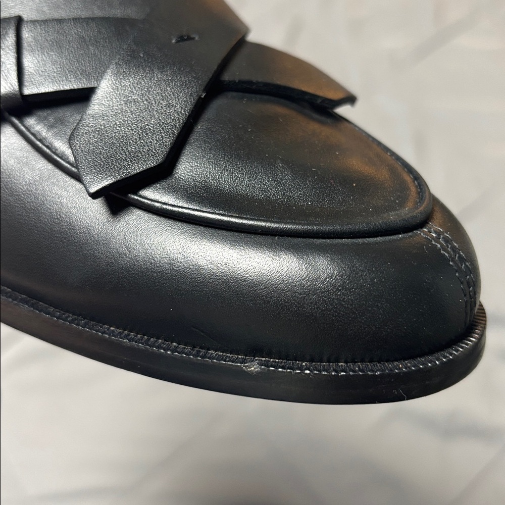 Frame Le Willoughby Mule Black Spanish Leather Size 5 - Picture 15 of 16